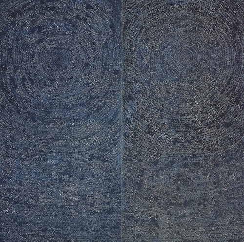 김환기 <우주 Universe 05-Ⅳ-71 #200>, Oil on Cotton, 254x254cm, 1971 ⓒWhanki Foundation-Whanki Museum