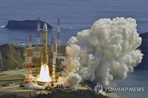 일본 다네가시마 우주센터서 발사되는 대형 로켓 H3 1호기 /연합뉴스