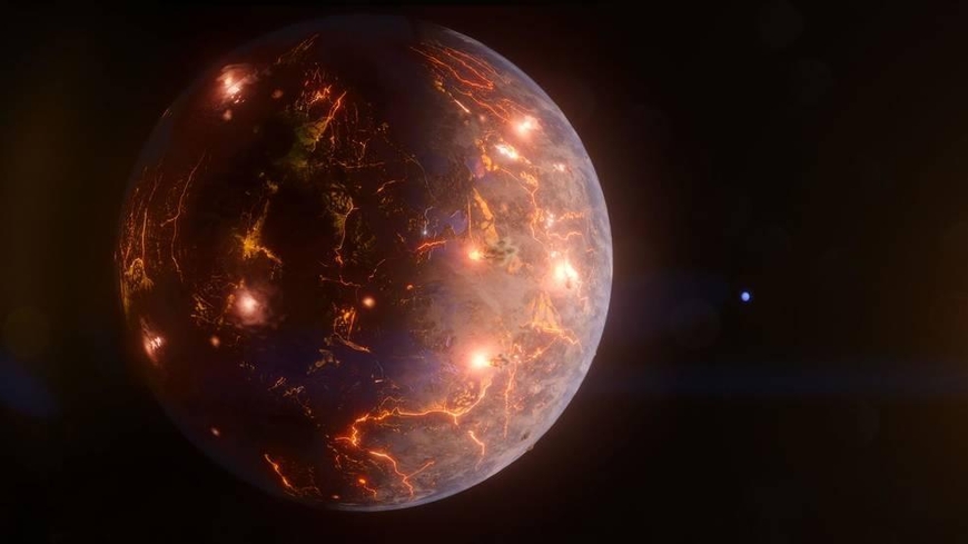 화산 활동이 활발히 진행되는 것으로 추정된 90광년 밖 외계행성 LP 791-18 d 상상 /NASA