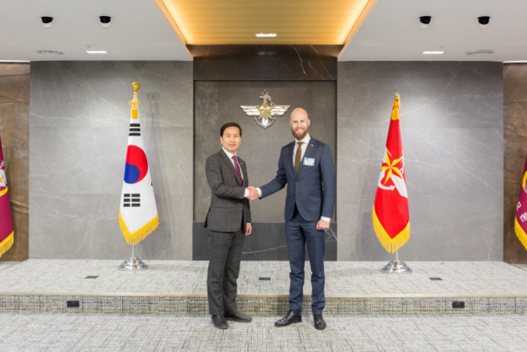 한국-스웨덴, <br>우주-사이버-방위 협력 강화